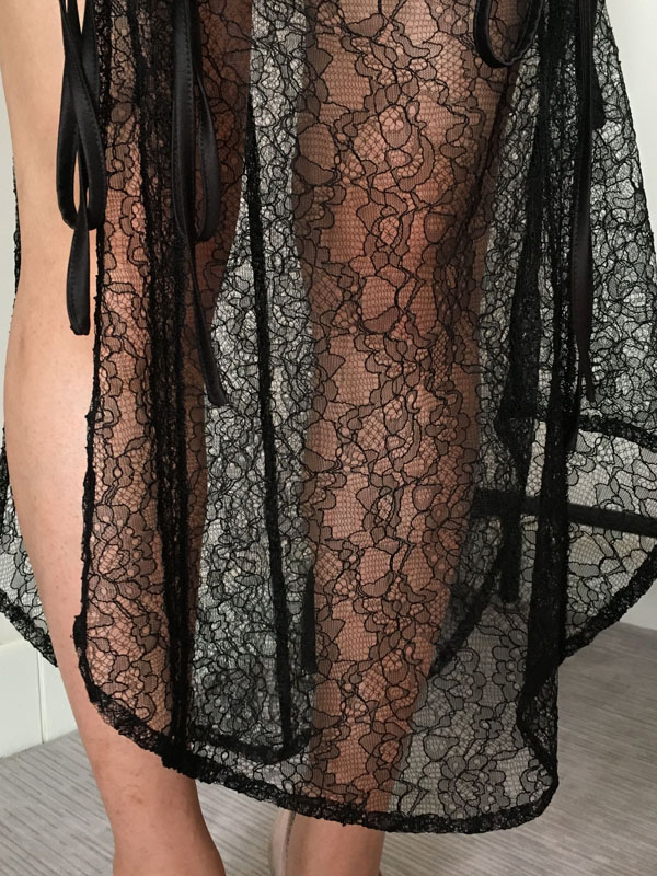 sexy translucence lace